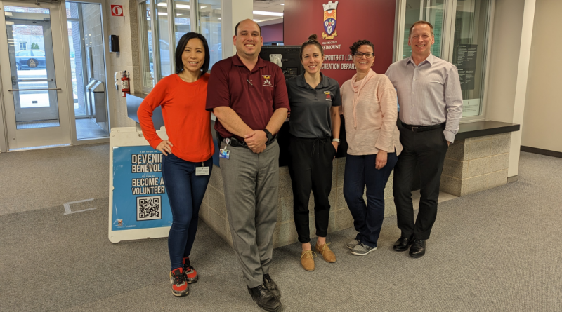 L'équipe au Centre des loisirs de Westmount